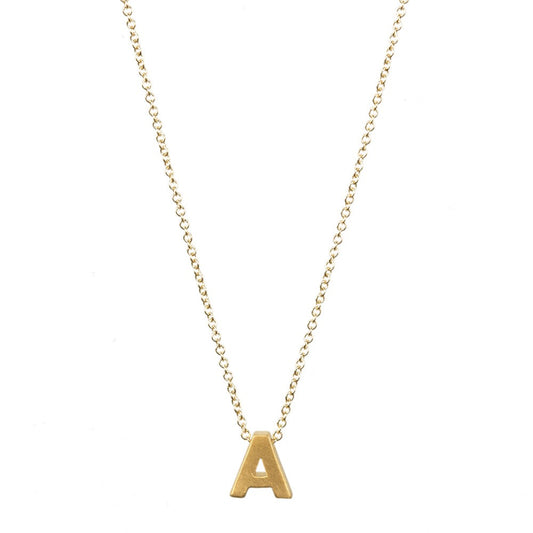 26 letter pendant necklace collarbone chain