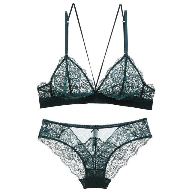 Damen-BH-Set, 3/4-Körbchen, verstellbar, Push-Up-BH, Dessous-Unterwäsche-Sets für Damen